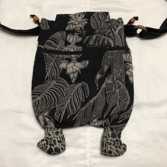 Womens Crossbody Patchwork Fabric Owl Purse - Picture 5 of 9